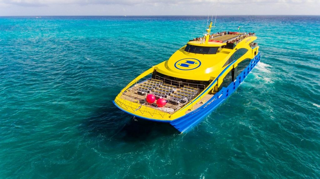 cancun airport to ultramar ferry