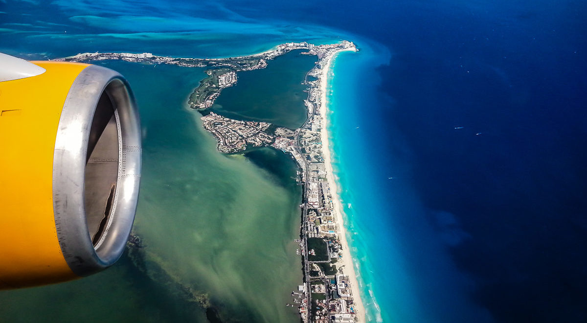 where do you fly into for cancun mexico