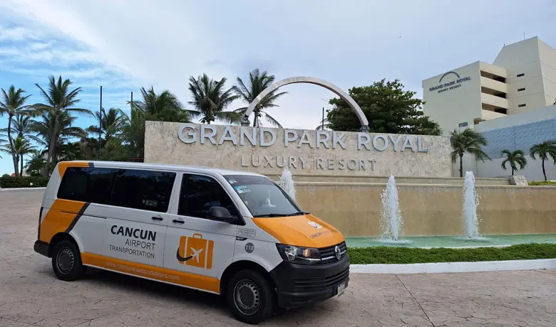 Cancun Airport Transportation to Grand Park Royal Luxury Resort Cancun